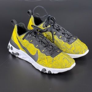 Nike React Element 55 WnsSpeed Yellow-White-Black